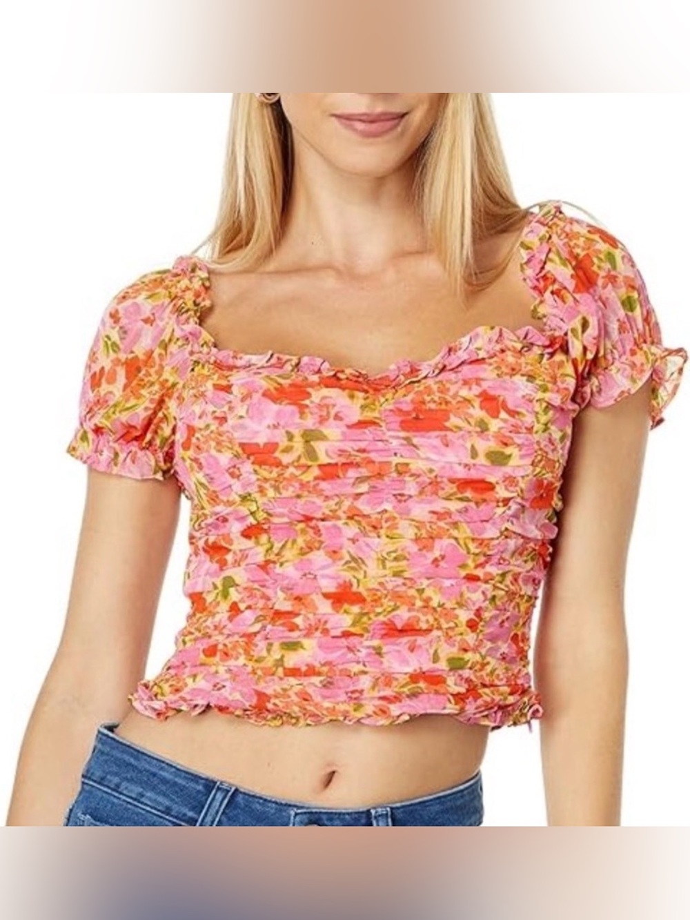 ASTR the label Helena crop top